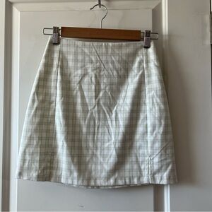 Y2K Brandy Melville Plaid Cara Mini Skirt